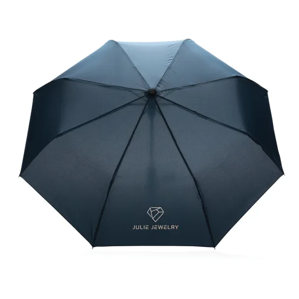  21" Impact AWARE™ RPET 190T mini auto open umbrella - XD Collection Navy Blue 