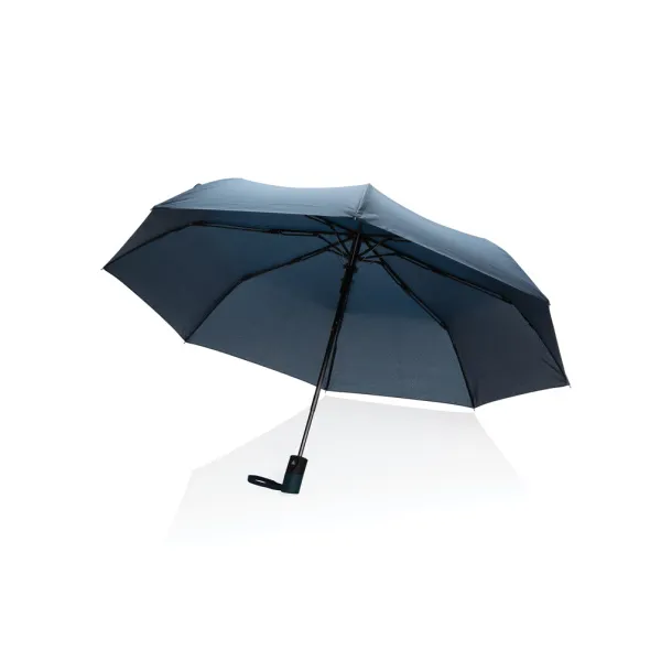  21" Impact AWARE™ RPET 190T mini auto open umbrella - XD Collection Navy Blue 