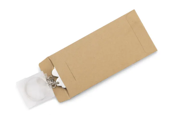 LUCK Keychain srebrny