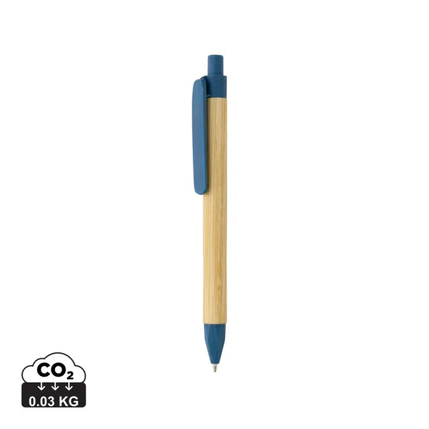  Write responsible recycled paper barrel pen - XD Collection Blue 