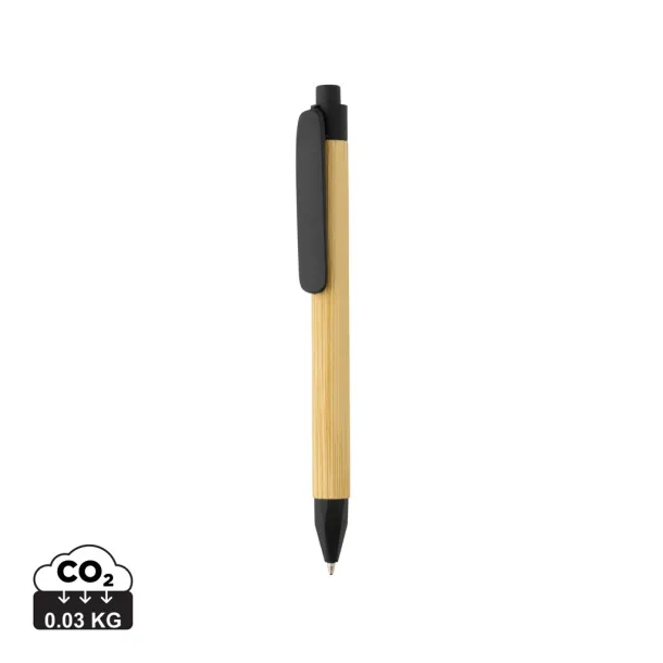  Write responsible recycled paper barrel pen - XD Collection Black 