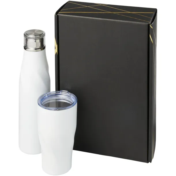Hugo copper vacuum insulated gift set - Avenue White