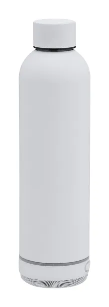 Meflex insulated bottle with speaker White