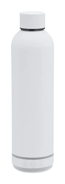 Meflex insulated bottle with speaker White