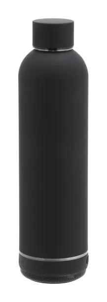 Meflex insulated bottle with speaker Black