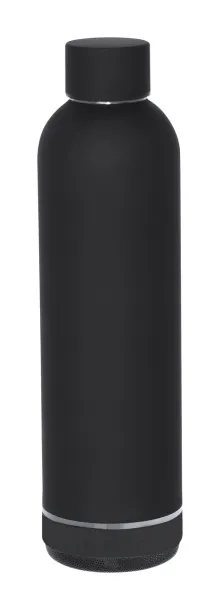 Meflex insulated bottle with speaker Black