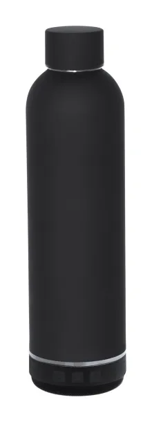 Meflex insulated bottle with speaker Black