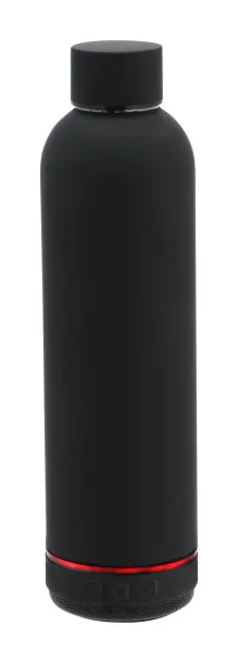 Meflex insulated bottle with speaker Black