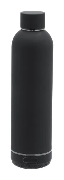 Meflex insulated bottle with speaker Black