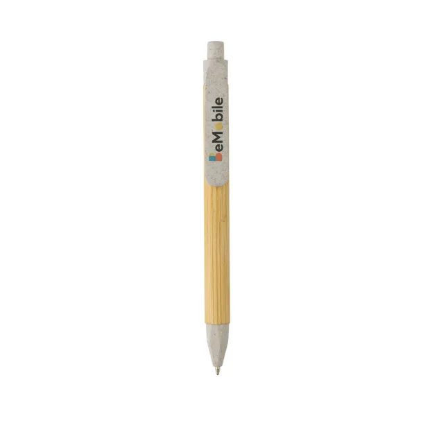  Write responsible recycled paper barrel pen - XD Collection Mist white 