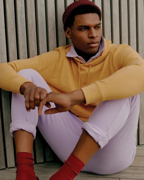  Iqoniq Cooper unisex trenirka od recikliranog pamuka - iqoniq Lavanda