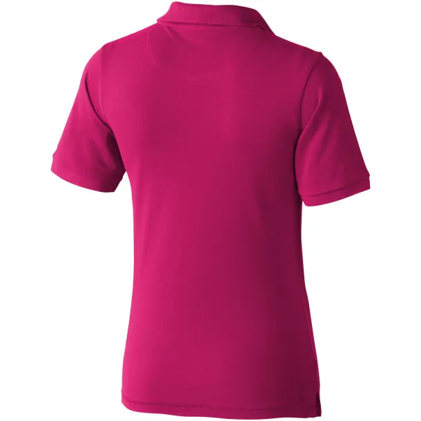 Calgary short sleeve women's polo - Elevate Life Magenta