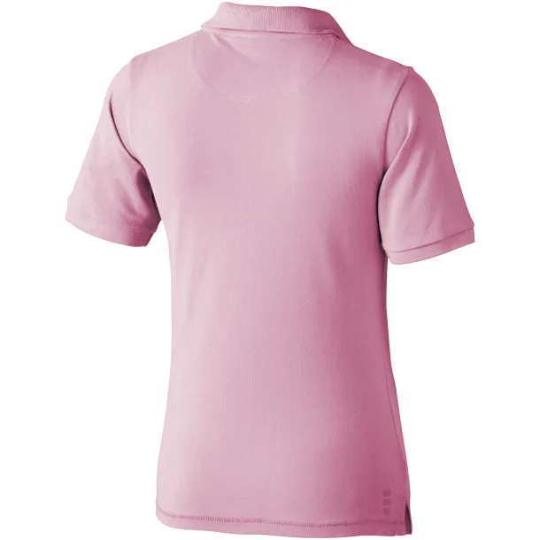 Calgary short sleeve women's polo - Elevate Life Light pink