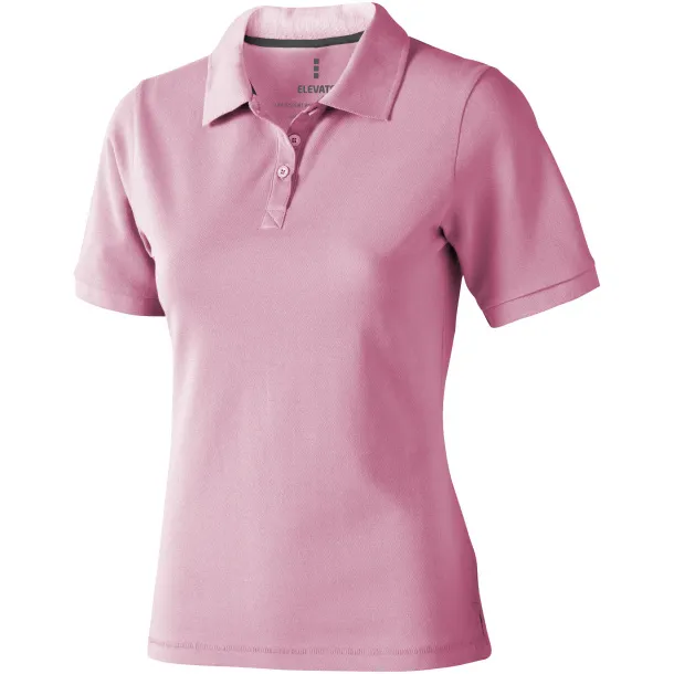 Calgary short sleeve women's polo - Elevate Life Light pink