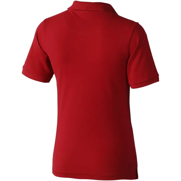 Calgary short sleeve women's polo - Elevate Life Red