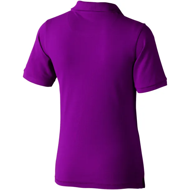 Calgary short sleeve women's polo - Elevate Life Plum