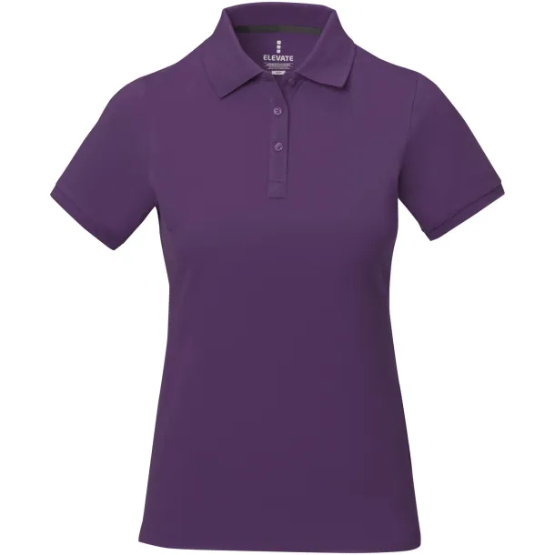 Calgary short sleeve women's polo - Elevate Life Plum