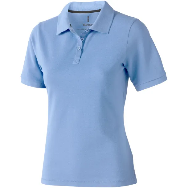 Calgary short sleeve women's polo - Elevate Life Light blue