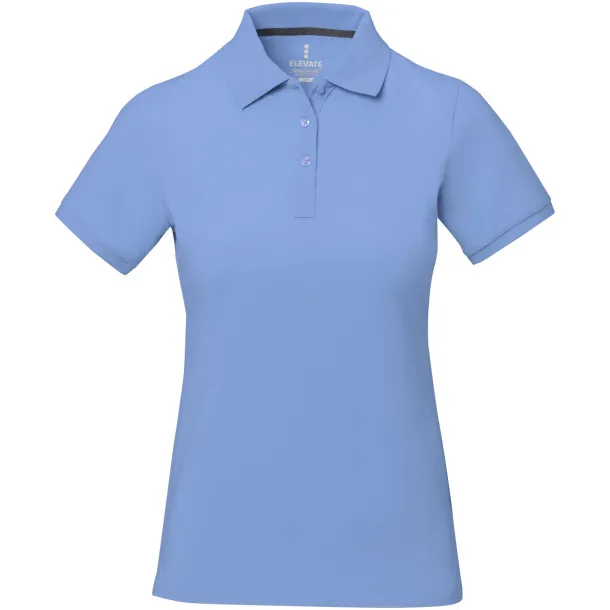 Calgary short sleeve women's polo - Elevate Life Light blue