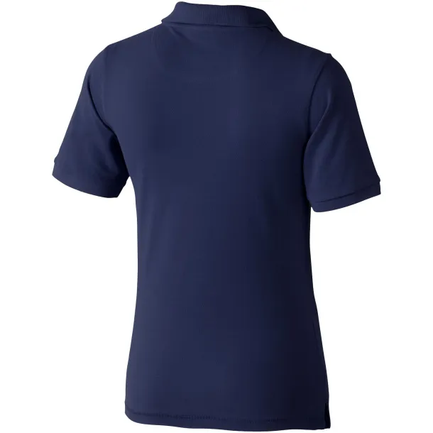 Calgary short sleeve women's polo - Elevate Life Navy Blue