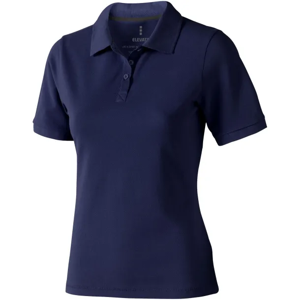 Calgary short sleeve women's polo - Elevate Life Navy Blue