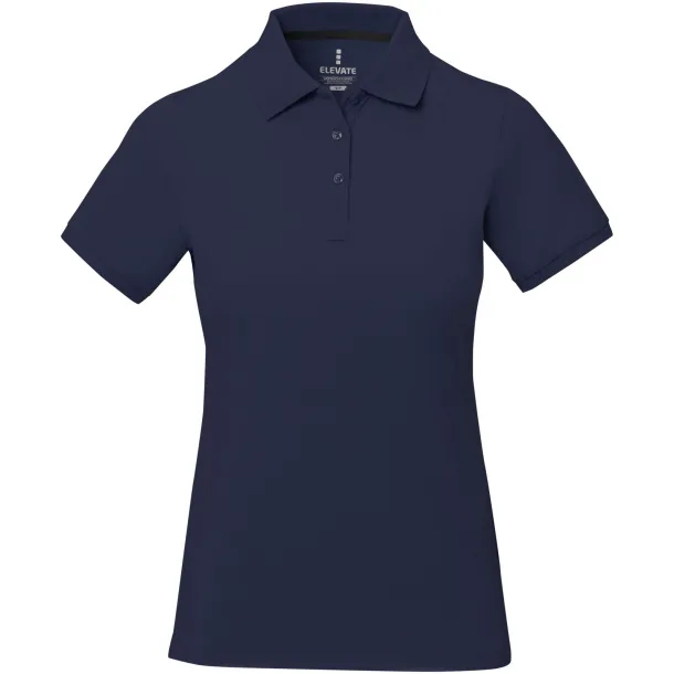 Calgary short sleeve women's polo - Elevate Life Navy Blue