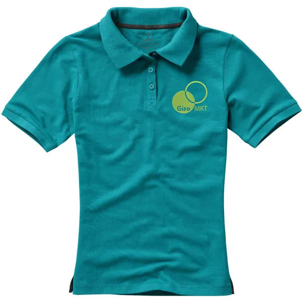 Calgary ženska polo majica kratkih rukava, 200 g/m2 - Elevate Life Aqua