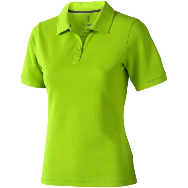 Calgary short sleeve women's polo - Elevate Life Apple Green