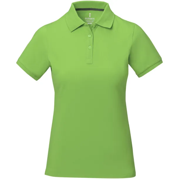 Calgary short sleeve women's polo - Elevate Life Apple Green