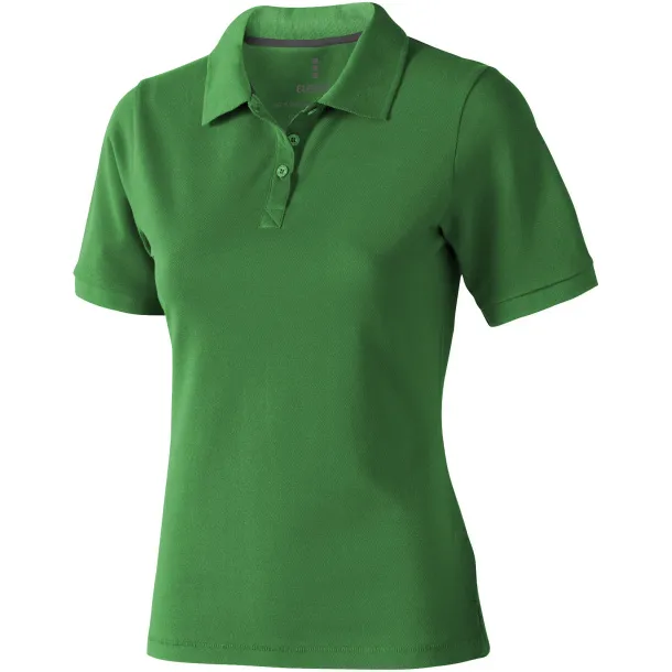 Calgary short sleeve women's polo - Elevate Life Fern green