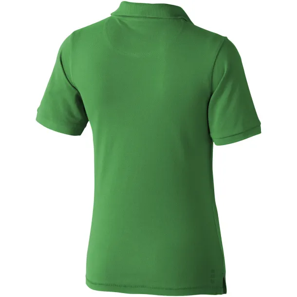 Calgary short sleeve women's polo - Elevate Life Fern green