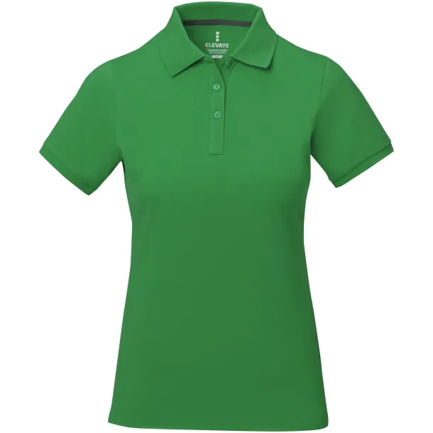 Calgary short sleeve women's polo - Elevate Life Fern green