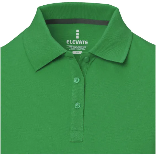 Calgary short sleeve women's polo - Elevate Life Fern green