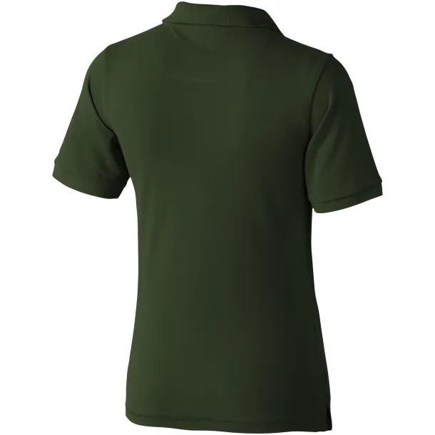 Calgary short sleeve women's polo - Elevate Life Army green