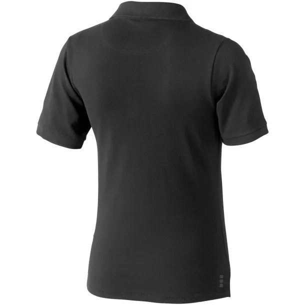 Calgary short sleeve women's polo - Elevate Life Anthracite