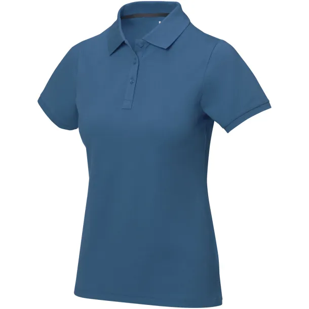 Calgary short sleeve women's polo - Elevate Life Tech blue