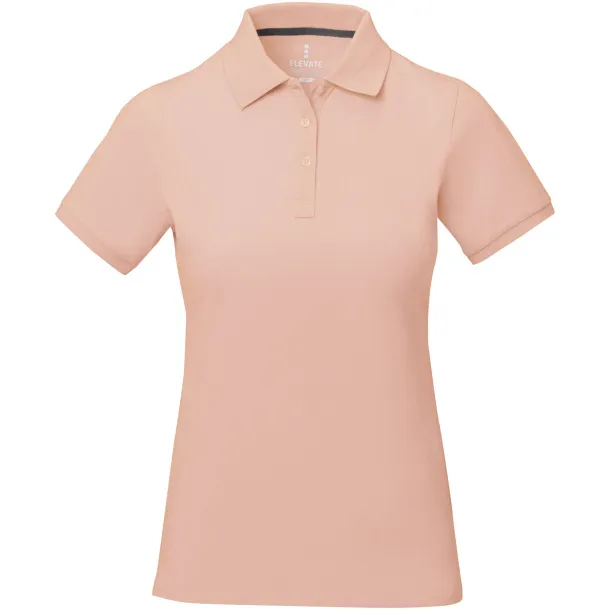 Calgary short sleeve women's polo - Elevate Life Pale blush pink