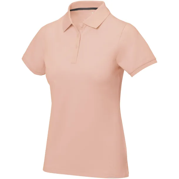 Calgary short sleeve women's polo - Elevate Life Pale blush pink