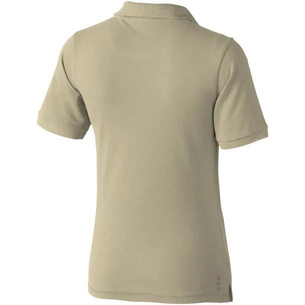 Calgary short sleeve women's polo - Elevate Life Khaki