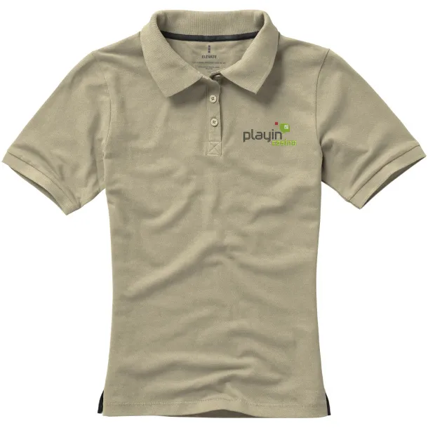 Calgary ženska polo majica kratkih rukava, 200 g/m2 - Elevate Life Khaki