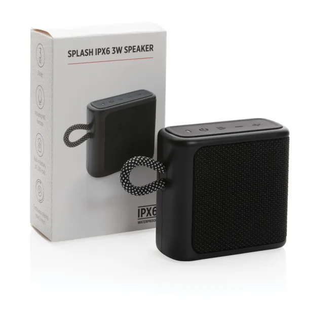  Splash IPX6 3W speaker - XD Collection Black 