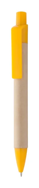 Reflat recycled paper ballpoint pen Natural Yellow