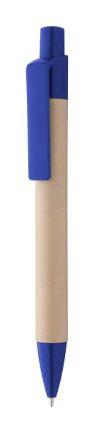 Reflat recycled paper ballpoint pen Natural Blue