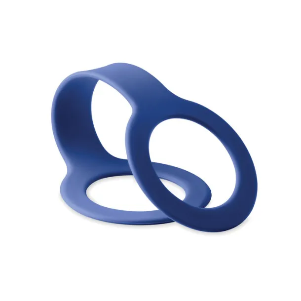 CARRY Silicone bottle holder strap Blue