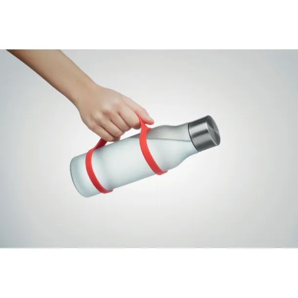 CARRY Silicone bottle holder strap Red