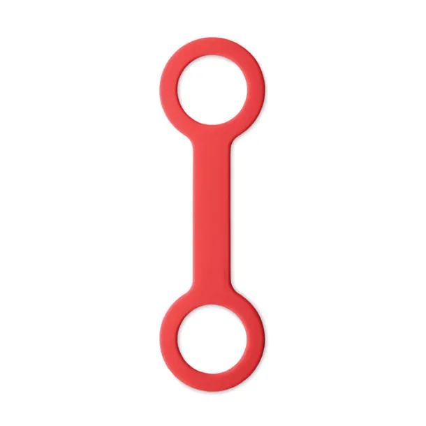 CARRY Silicone bottle holder strap Red