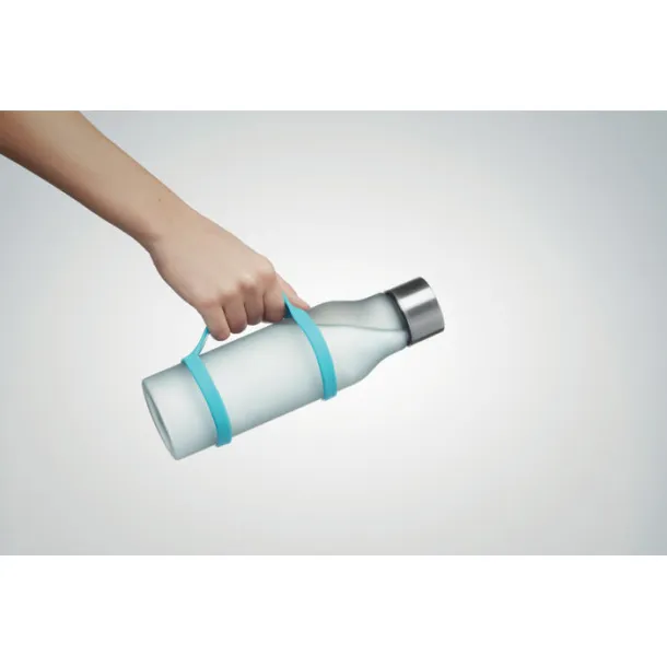 CARRY Silicone bottle holder strap Turquoise