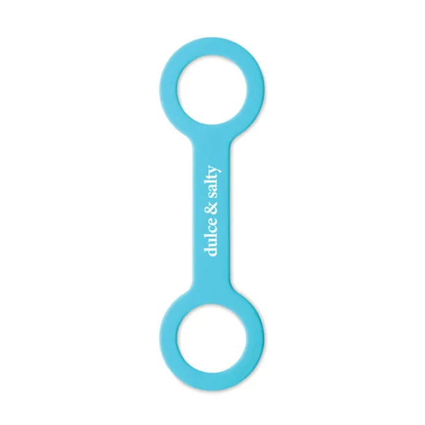 CARRY Silicone bottle holder strap Turquoise