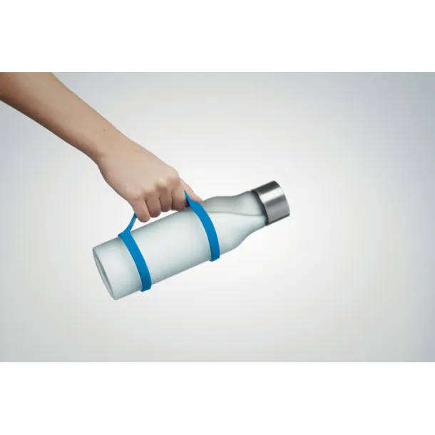 CARRY Silicone bottle holder strap Royal blue