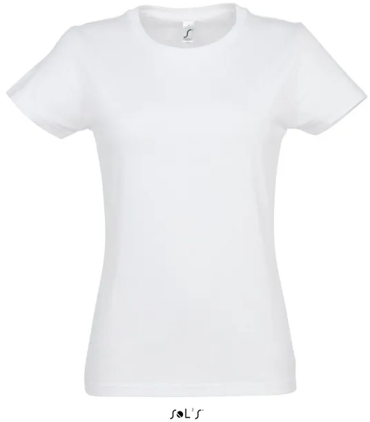  SOL'S IMPERIAL WOMEN - ROUND COLLAR T-SHIRT - SOL'S White